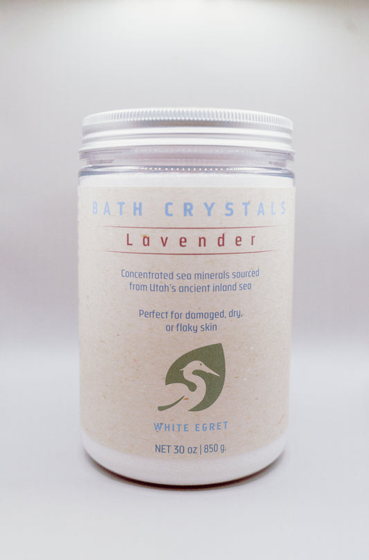 Lavender Bath Crystals 30 oz