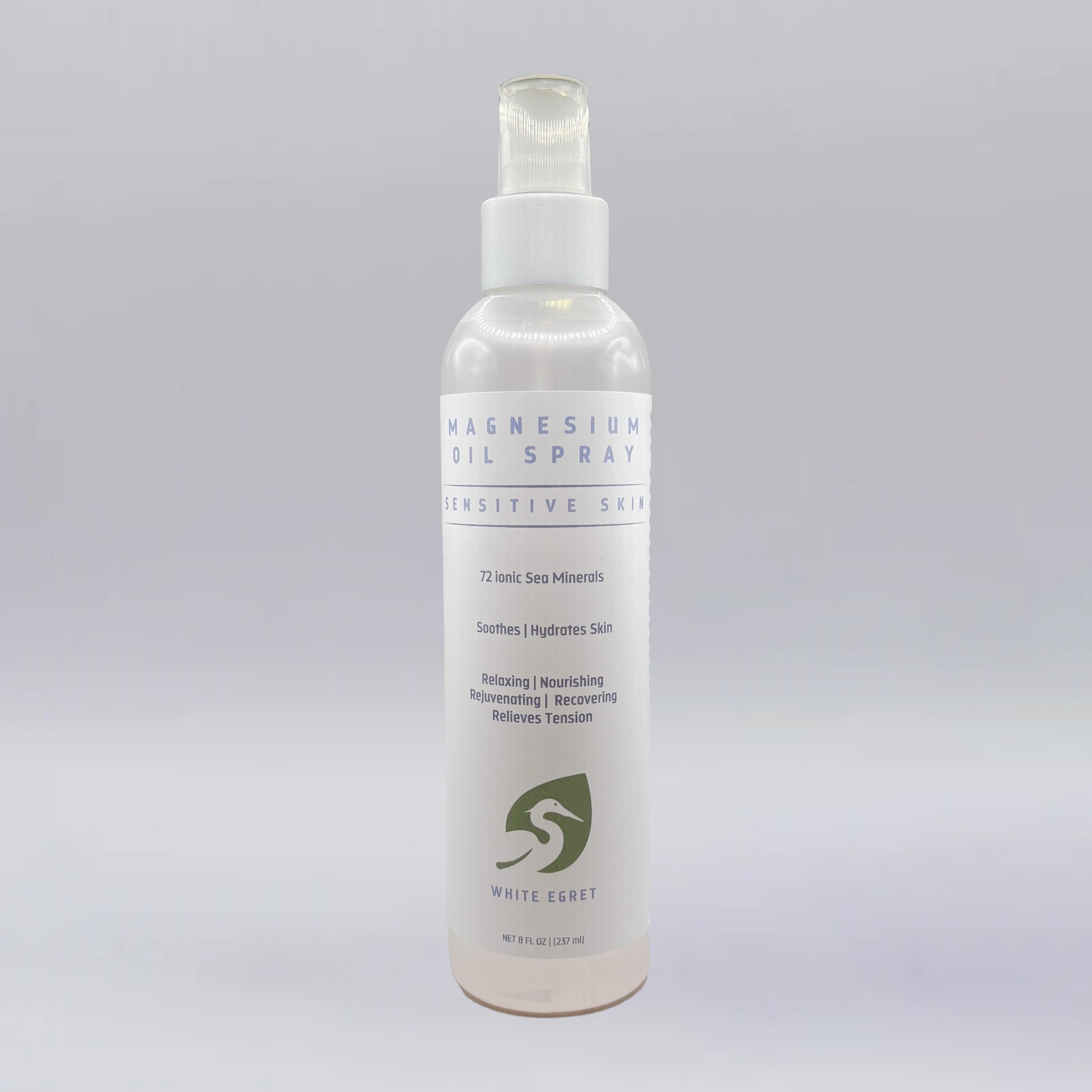 white egret magnesium oil for sensitive skin 