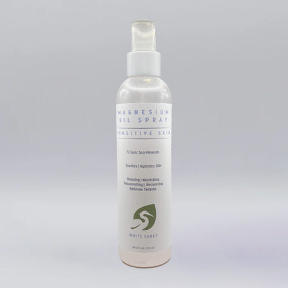 white egret magnesium oil for sensitive skin 